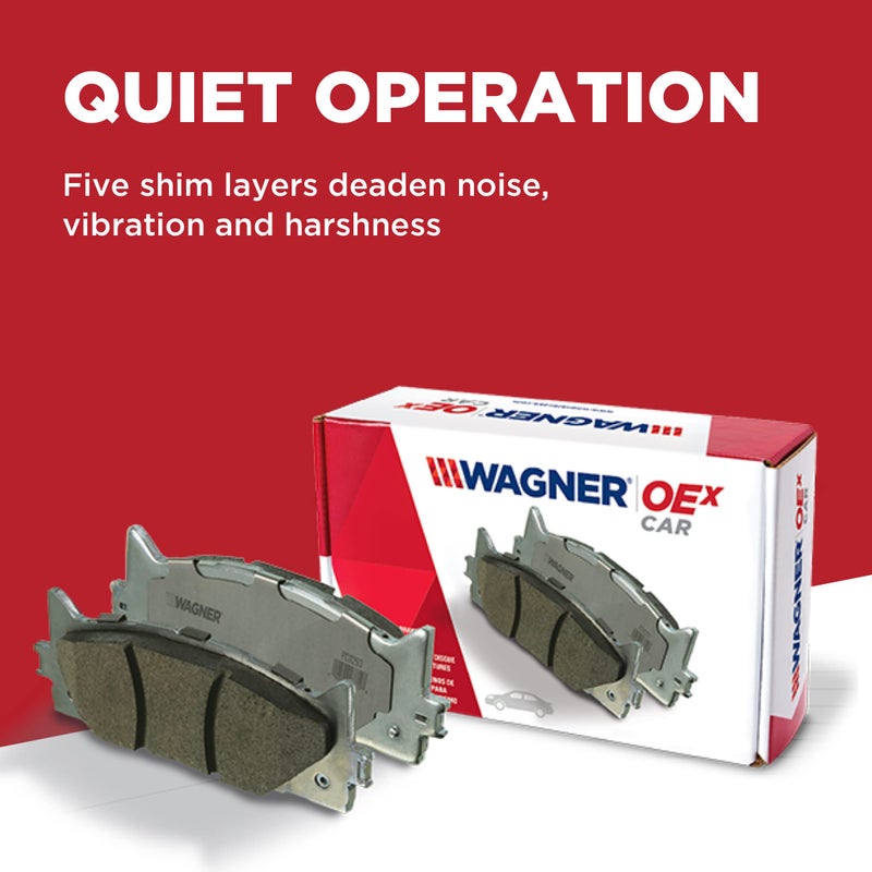 Wagner Brake OEX OEX537 Disc Brake Pad Set Premium Ceramic - Image 5